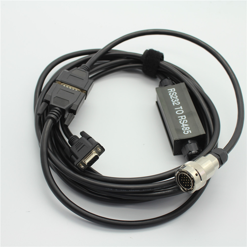奔驰诊断线带电路板芯片线RS232toRS485Cable与主机相连有信号