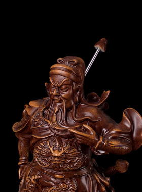 热销树脂手工招财批发关公财神像摆件工艺品桌面创意玄关家居好物
