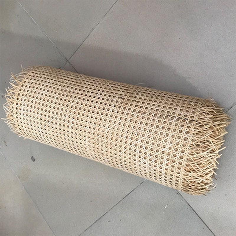 藤编材料塑料六角八角眼笪藤编吊顶隔断屏风背景墙藤席藤椅