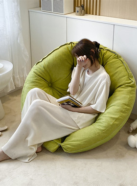 9wor榻榻米坐垫地上一体靠背蒲团懒人沙发坐墩卧室家用地板加厚软