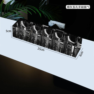 牙刷杯漱口情侣托盘套件洗手液压瓶香皂盒棉签盒 轻奢水晶洗漱套装