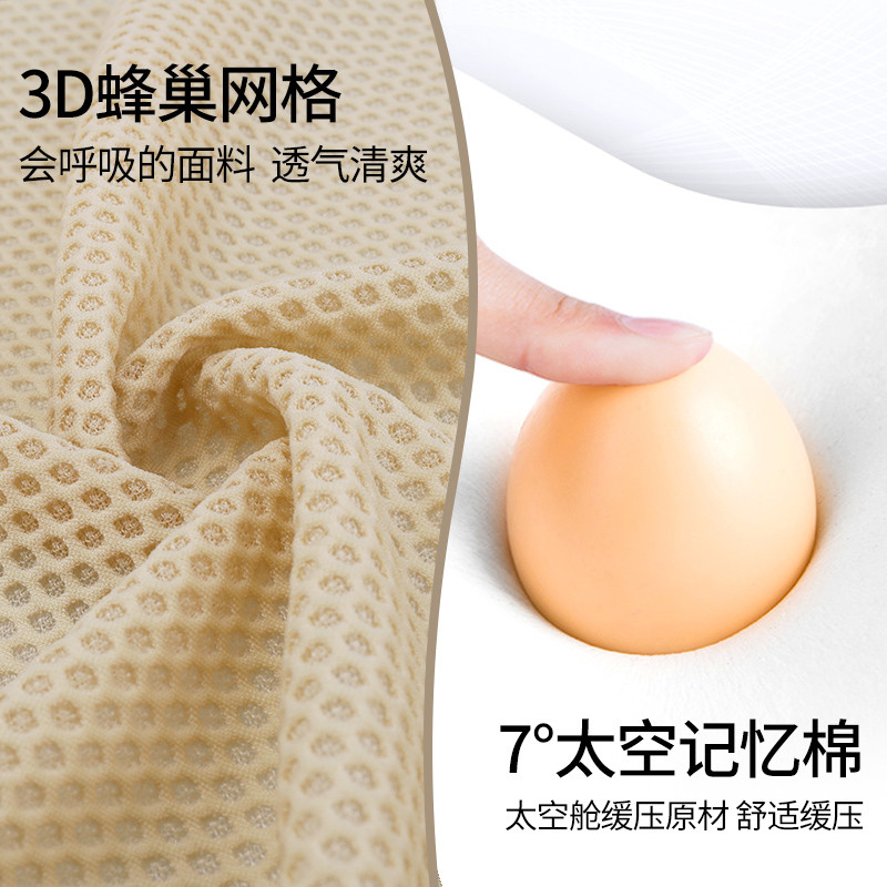 司机腰靠透气汽车靠枕记忆棉靠背车用护腰垫车载头枕开车护腰神器