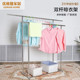 多功能卧室晾衣架落地伸缩晾衣杆晒被子双杆阳台客厅升降晾衣架