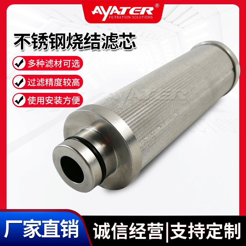 卅亚过滤不锈钢耐高温五层烧结网滤芯INR-S-125-H-SS-UPG-AD