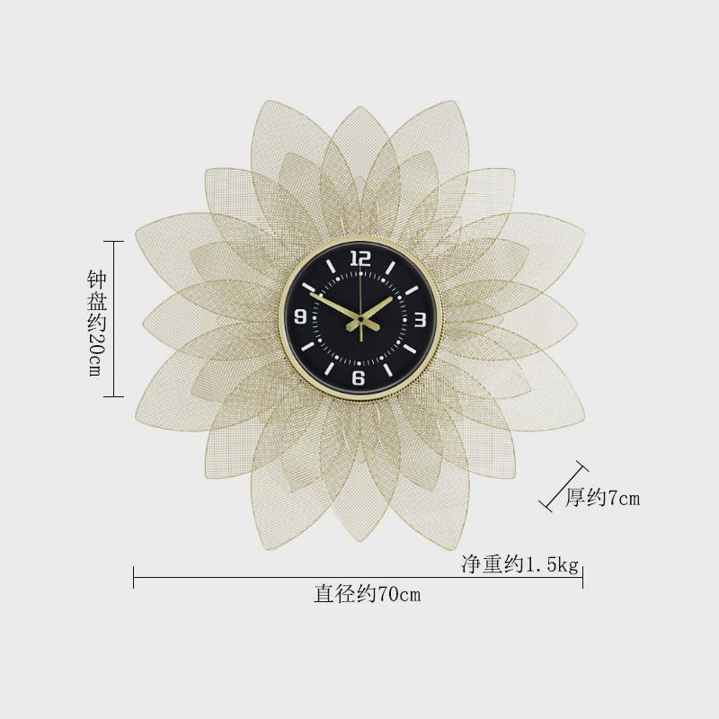 钟表挂钟客厅创意现代简约装饰时钟个性家用时尚艺术北欧轻奢挂表