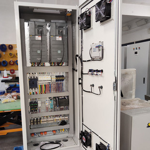 流水线设备plc触摸屏控制柜成套控制柜低压消防动力柜变频控制柜