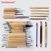 30件陶泥工具雕刻刀精雕油泥工具雕塑软陶粘土泥塑雕塑陶艺工具