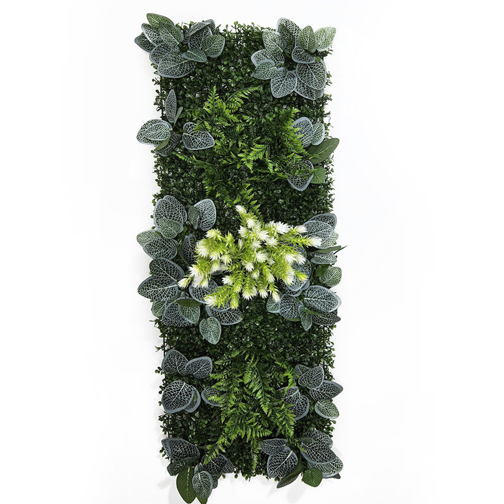 仿真植物墙草坪假的叶子面板植物墙装饰绿色家居装饰diy40*120cm