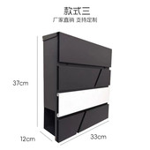 欧式 铁艺墙装 饰品文壁挂政邮筒信报箱创意信箱室外防雨水