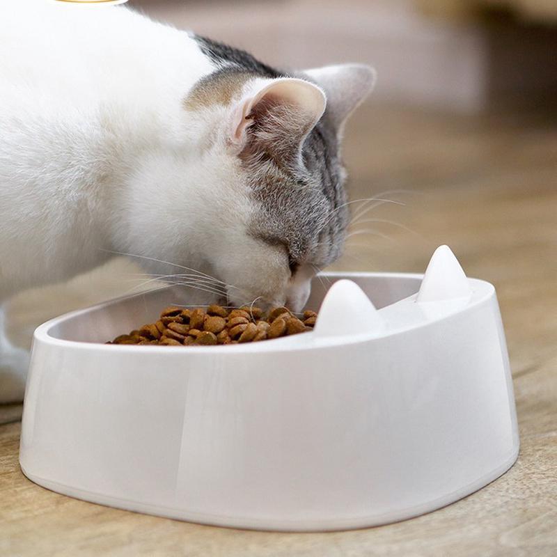 猫乐适猫耳朵猫碗狗碗宠物用品狗盆饭碗猫食盆碗创意狗食盆水
