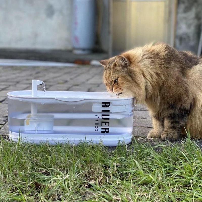 miiibo小河猫咪饮水机子自动水器过滤流动水宠物喝循环狗狗水盆