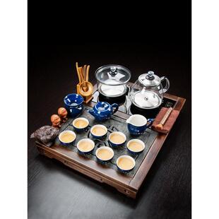 紫砂茶具套装家用客厅小型一体煮茶底部上水全自动茶盘泡茶储新品
