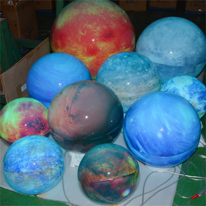 日月星球仪科教仪器制作特大型天体仪九星仪亚克力自动星球仪模型