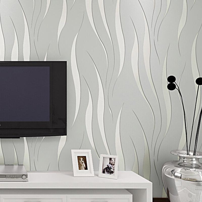 新款3D立体加厚田园欧式无纺布自粘墙纸客厅背景墙贴温馨卧室壁纸