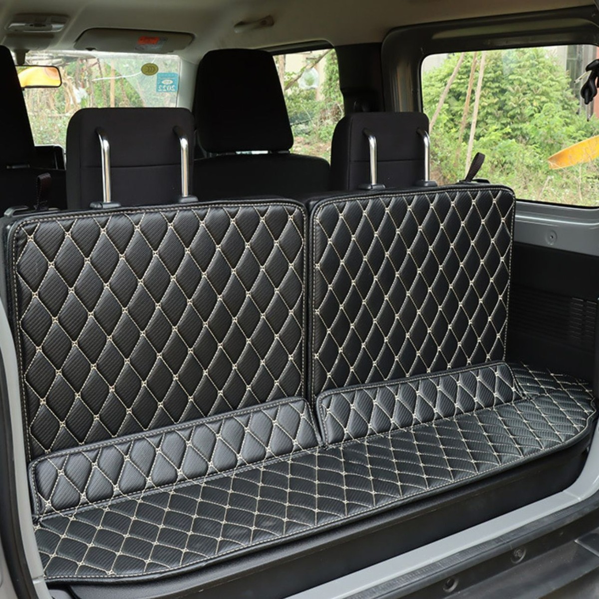 热销2018+新款吉姆尼sierrajb64jb74pu后备箱皮革尾箱垫座椅防踢
