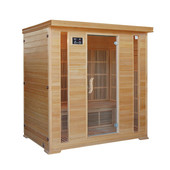 汗蒸房双人远红外桑拿房家用电气石加热托玛琳碳纤维负离子汗蒸房