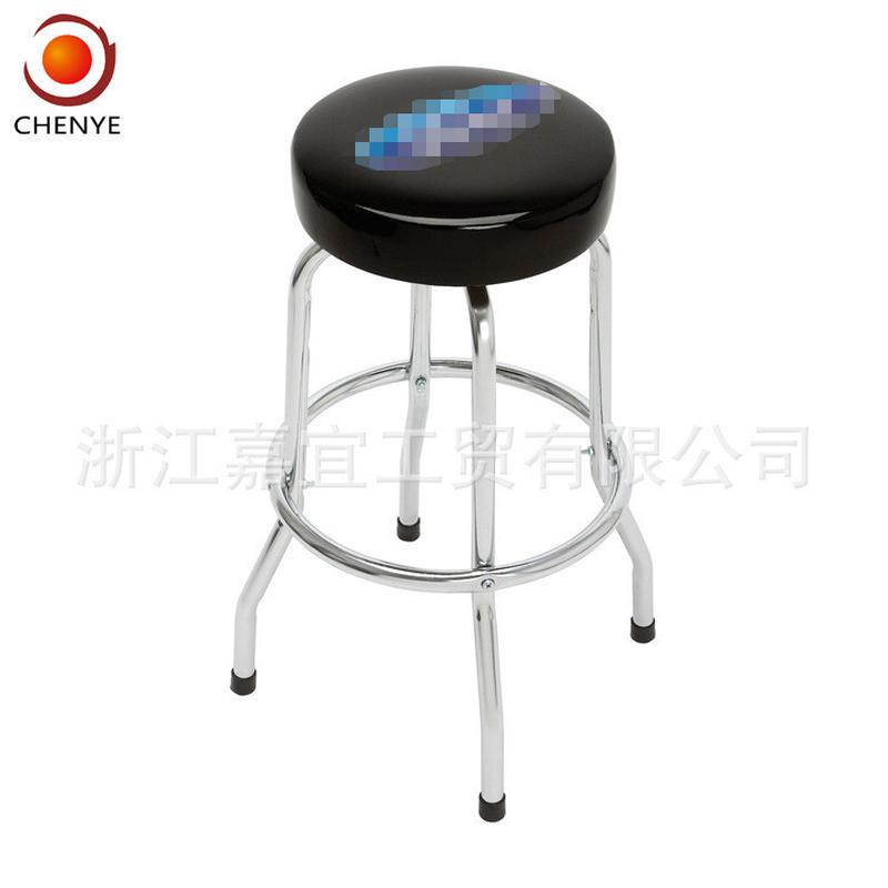 高脚轻奢家用吧台椅凳子前台收银靠背椅现代简约酒吧椅子北欧铁艺
