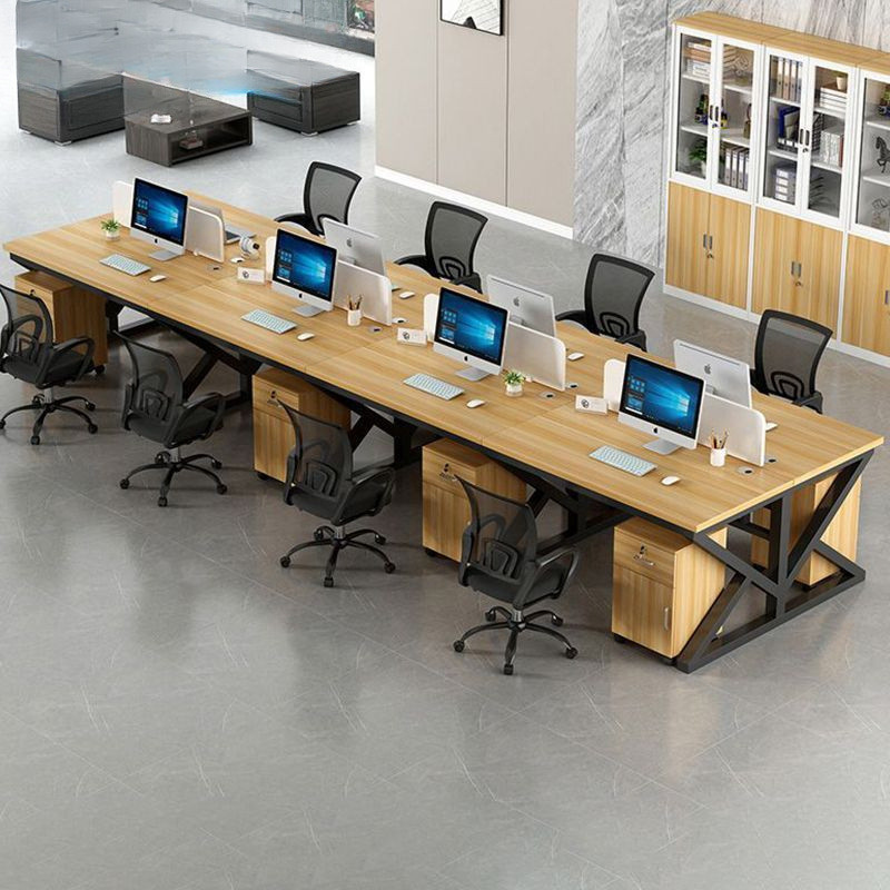 职员办公桌员工电脑桌2/4/6/人位卡座组合简约现代屏风工作位新款