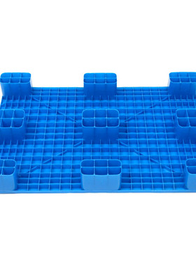 平面九脚塑胶托盘1208塑料卡板托盘1200*800*150托盘货物运输批发