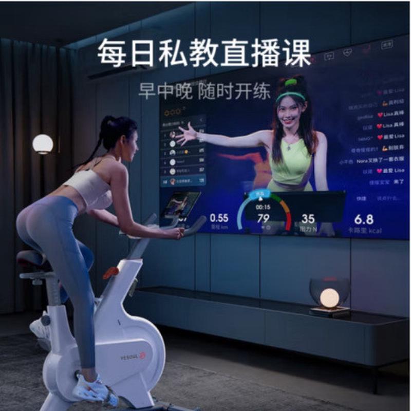热销野小兽（yesoul动感单车家用）自发电运动健身脚踏车m1ev