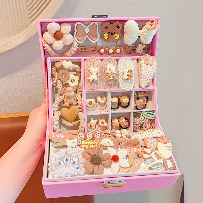 新款儿童发饰礼盒套装宝宝发夹可爱小公主首饰盒生日发卡皮筋头饰,饰品/流行首饰/时尚饰品新,发饰,淘宝优惠券,粉丝福利购,淘宝优惠卷