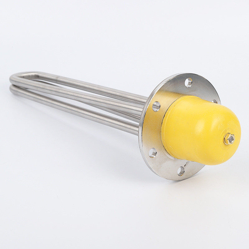 法兰加热管导热油锅炉水箱电发热器380v大功率加热棒法兰电热管