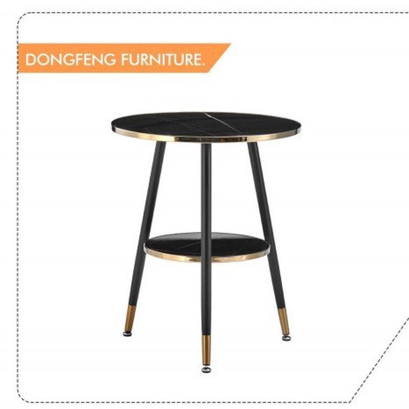 沙发边几双层茶几收纳边几亚克力桌面接待桌角几