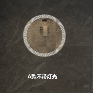 圆形智能浴室镜子卫生间挂墙人体感应除雾led带灯壁挂镜化妆镜子