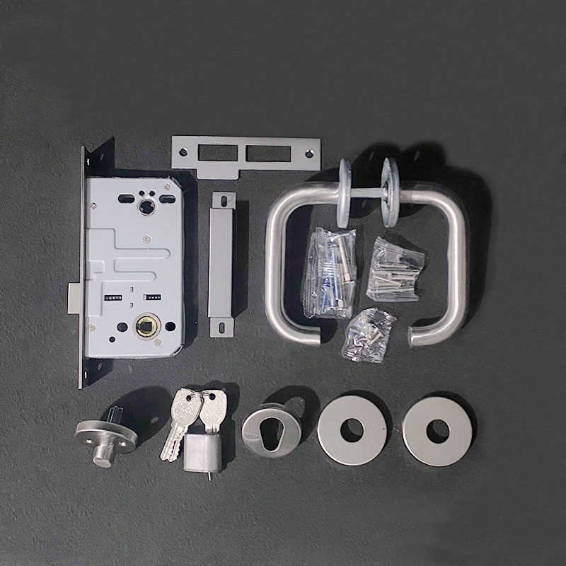 防火锁通道管井逃生门锁全套消防门锁防火门锁款整套