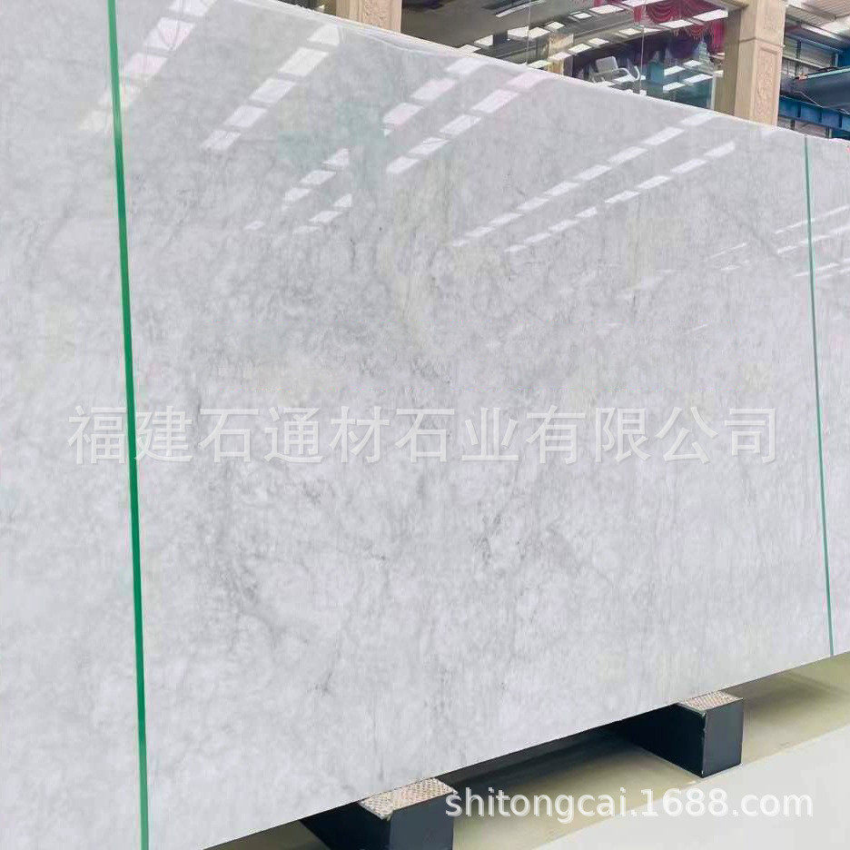 卡拉拉白天然大理石背景墙白色台阶台面板楼梯石材飘窗台