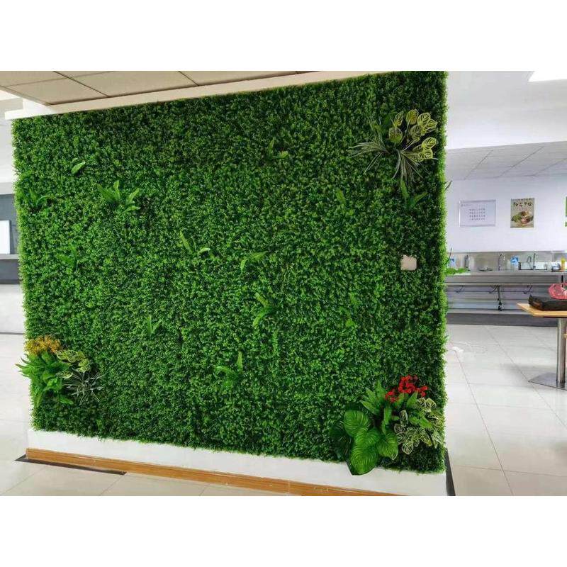 仿真植物绿植墙面管道门头塑料假花草挂壁形象餐厅背景墙装饰