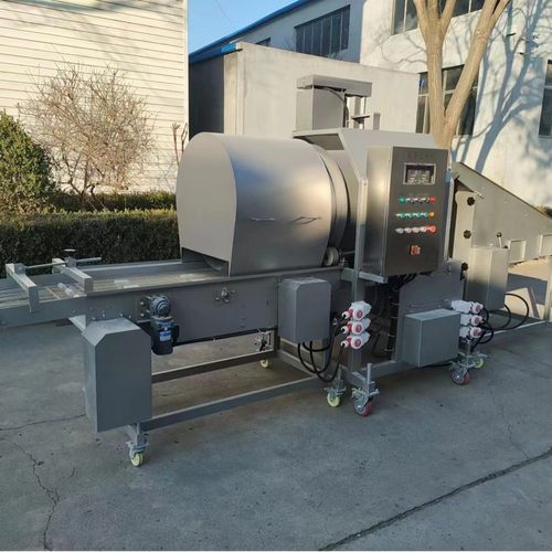 上粉机巴沙鱼滚筒上机机多功能洋葱圈裹粉机器海泥鳅上粉粉