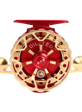 钓力德rc83海筏轮筏钓轮水带海防卸力全金属高速比桥伐轮一键复位