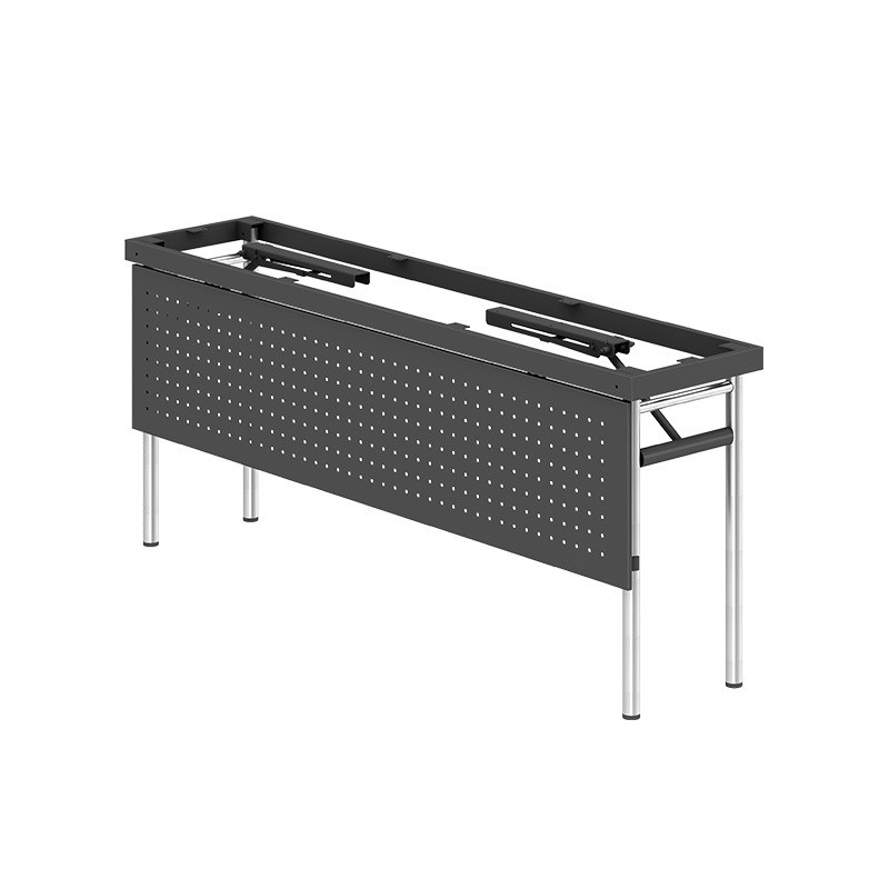 现代简约办公铁艺桌架烤漆家具五金斜脚架定制办公会议桌架供应