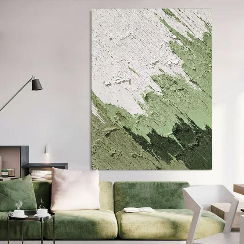 纯手绘油画简约挂画高级抽象玄关走廊入户客厅沙发背景墙装饰画