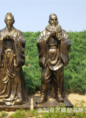 热销桃园三结义玻璃钢刘备张飞关羽雕塑制定雕塑仿铜三国时期人物