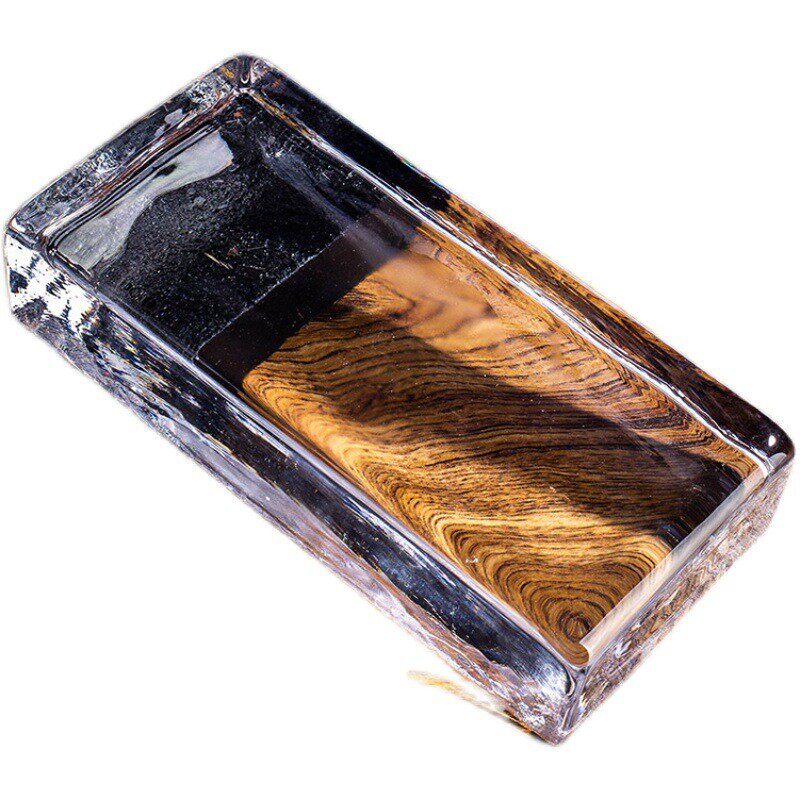 m2o8批发十字绣压布砖重砖透明5斤水晶尺寸20cmx10cm