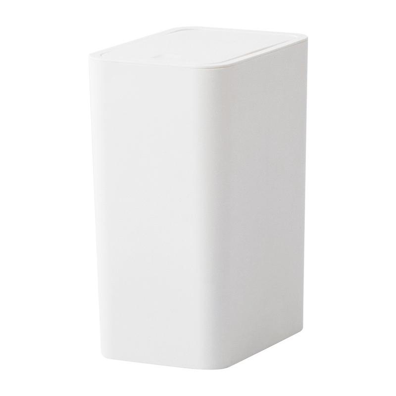 6buj垃圾桶家用带盖按压式厨房客厅卧室卫生间大号夹缝式垃圾筒