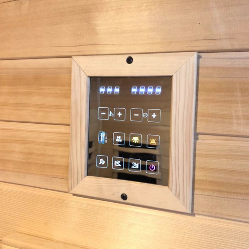 铁杉木汗蒸桑拿房家用商用亚克力汗蒸干湿厂家智能机设备蒸组合房