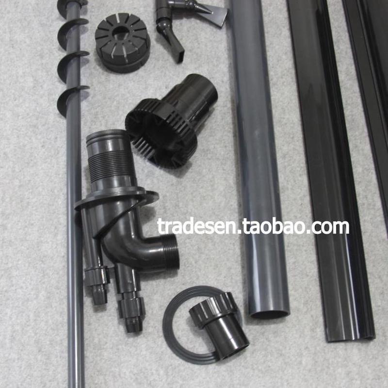 鱼缸鱼缸三重溢流三重溢流带强排新款水族过滤套装三重溢流管件