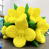 植物美陈装 饰充气花卉气模中庭创意道具充气花朵模型大型商场定制