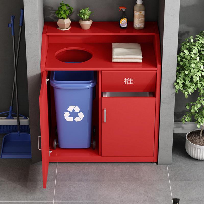 工业风铁艺垃圾桶网红创意个性健身房网吧ktv商用柜式隐藏垃圾箱