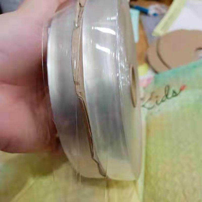 tpu专业现货透明带厂家透明挂衣带针织弹力带0.8cm-2cm透明肩带