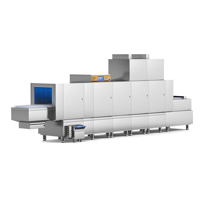 插式大厨商用斜麦双缸带除渣双喷淋一烘干长龙洗碗机源头厂家直销