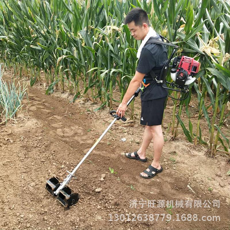 多功能四冲程除草机开荒松土背负式打草机苗圃松土机