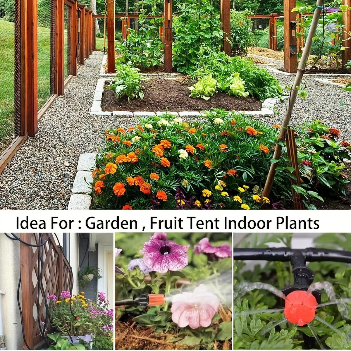 批发除尘套装40米di浇花器园艺加湿降温自动滴灌滴灌系统喷头