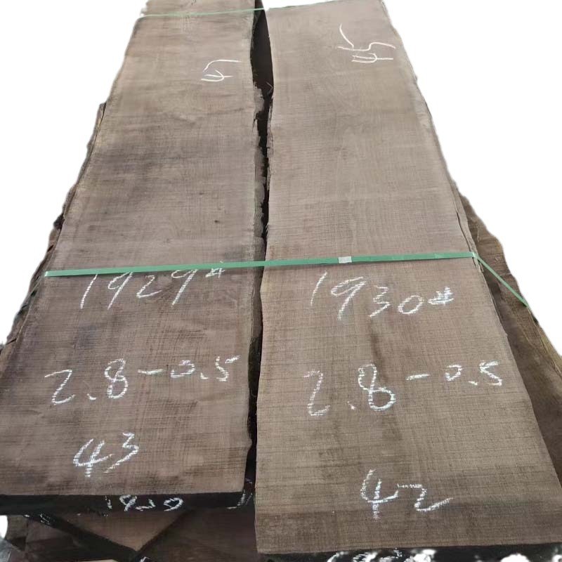 北美黑胡桃黑胡桃黑胡桃升降桌餐桌书桌侘寂风工厂直销原木双拼板