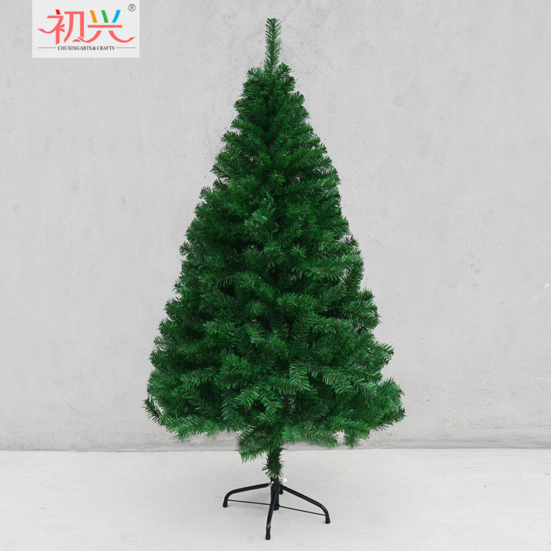 特密牛圣诞树加密胖树裸树1.2/1.5/1.8/2.1/2.4/3米货家用绿色diy