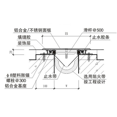 盖板供应建筑变形缝金属厂家型楼地面变形缝批发ftm型伸缩缝