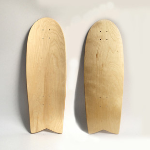 陆地冲浪板滑板车刷街初学东北枫28.5inch燕尾电动滑板板面